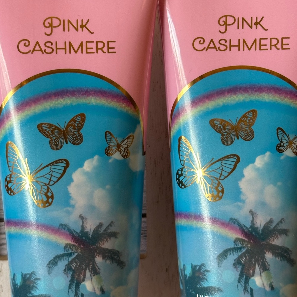 Bath & Body Works LOT x2 Pink Cashmere Ultimate Hydration Body Cream Lotion 8oz - Picture 4 of 5